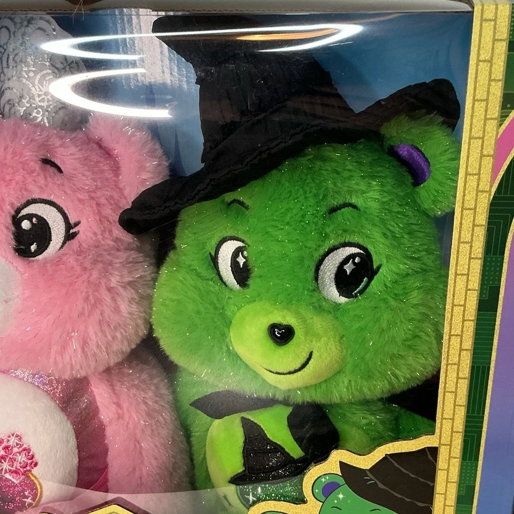 Care Bears x Wicked 2-Pack Glinda Elphaba Bear Limited‎ Edition IN HAND New